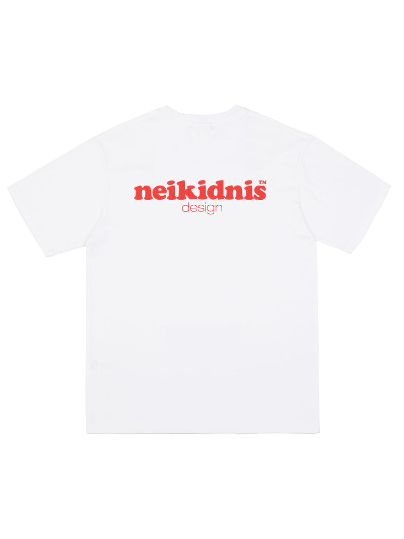 ネイキドニス(NEIKIDNIS) COOPER LOGO TEE / WIHTE