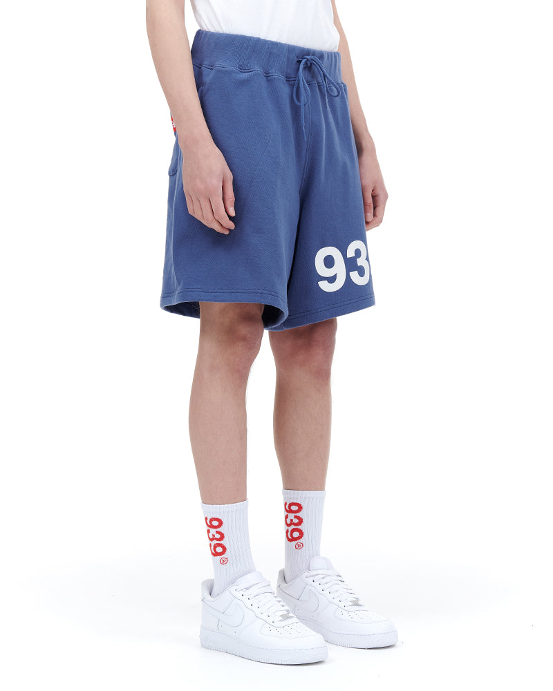 ◆ARCHIVE BOLD◆ 939 LOGO SWEAT SHORTS BLUE AB21FAST001BL ARCHIVE BOLD (アーカイブボールド) 939 LOGO SWEAT SHORTS