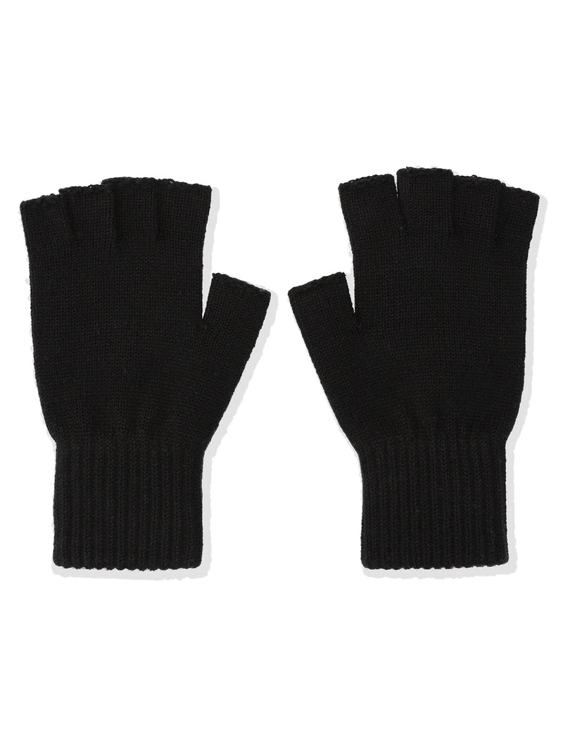ネイキドニス(NEIKIDNIS) NEI FINGERLESS KNIT GLOVES / BLACK