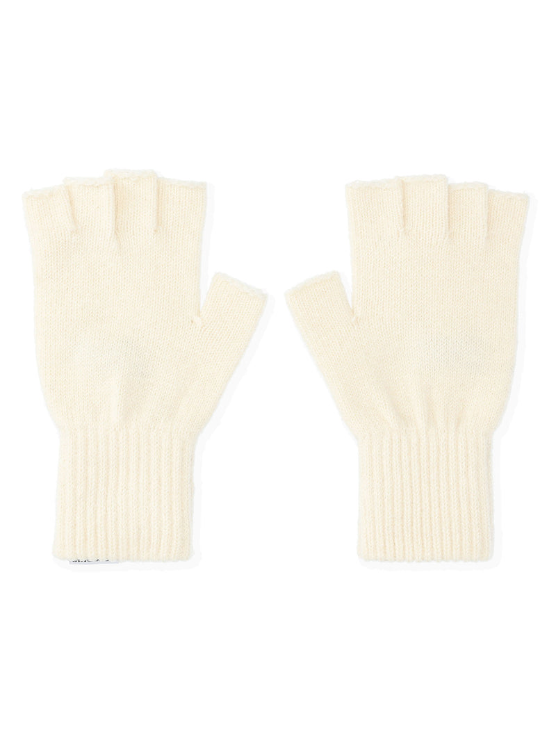 ネイキドニス(NEIKIDNIS) NEI FingerLESS KNIT GLOVES / IVORY