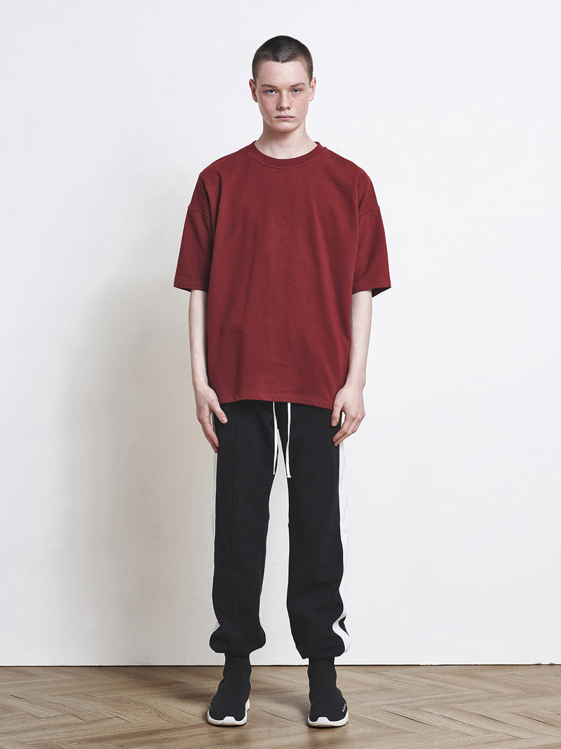 ディープリーク(DPRIQUE) OVERSIZED BASIC T-SHIRT - RED