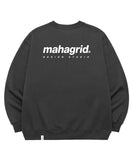 mahagrid (マハグリッド)  ORIGIN LOGO CREWNECK [CHARCOAL]