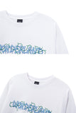 オーワイ(OY) VINE MELTING LOGO LONG SLEEVE-WHITE