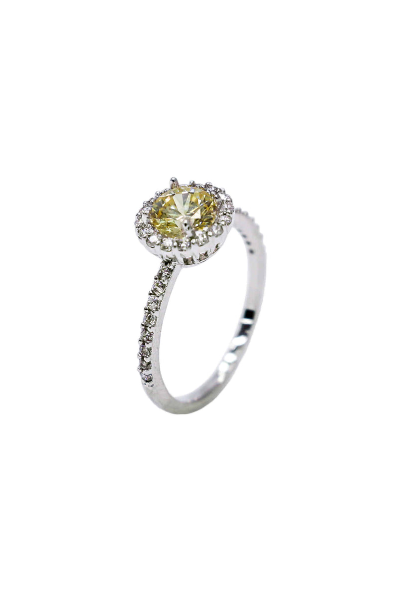 BLACKPURPLE (ブラックパープル)  [BLACKLABEL] AAA MIDNIGHT FULL MOON CRYSTAL RING-YELLOW