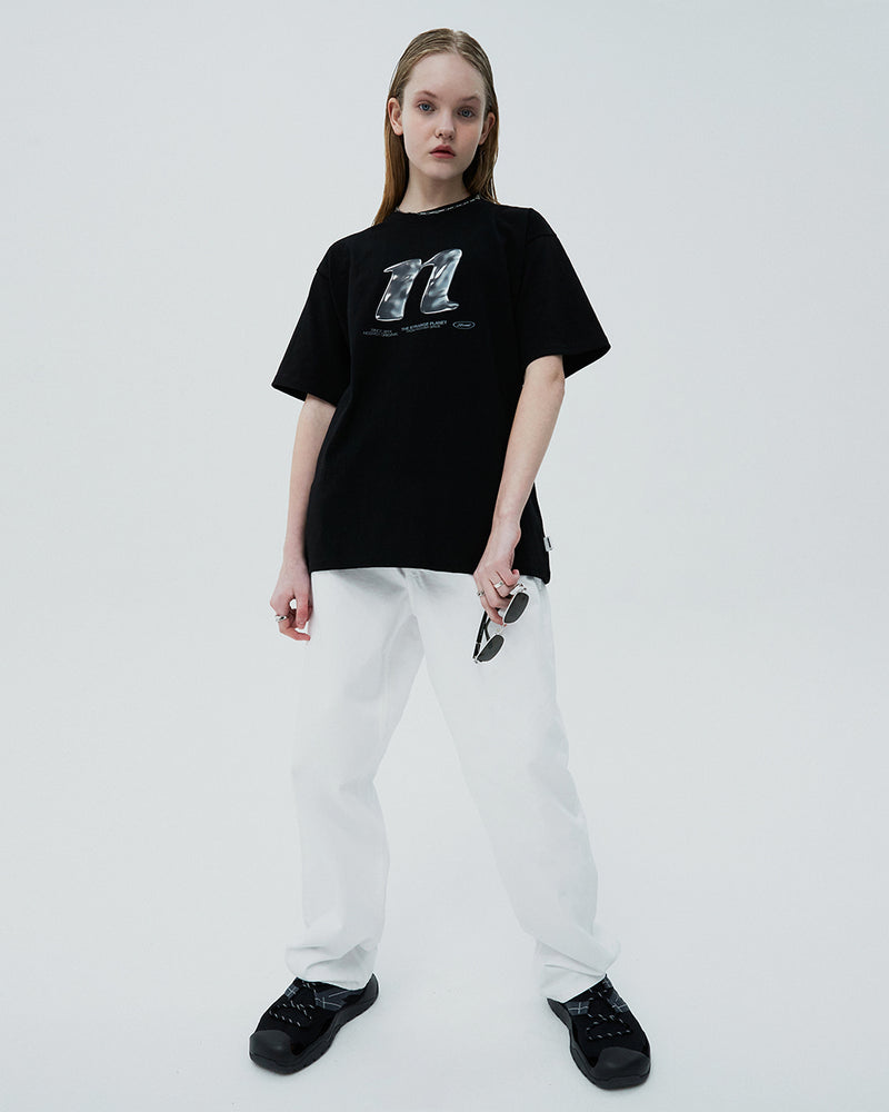 NCOVER（エンカバー）3D N LOGO TSHIRT-BLACK