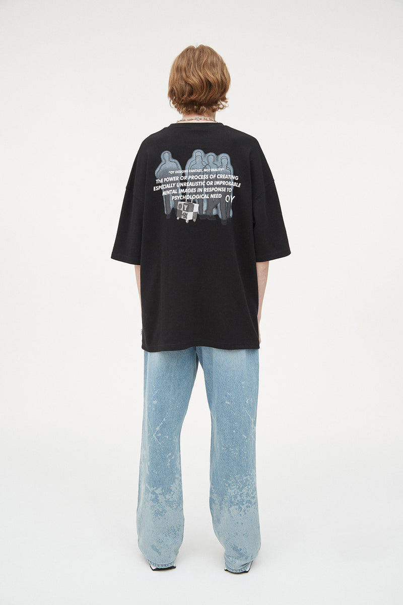 オーワイ(OY)  TOUR LOGO T-BLACK