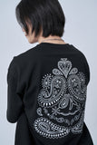 オーワイ(OY) PAISLEY LOGO T-BLACK