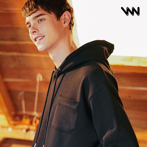 ダブルユーブイプロジェクト(WV PROJECT) ROUND POCKET FOOD BLACK JSHD7320