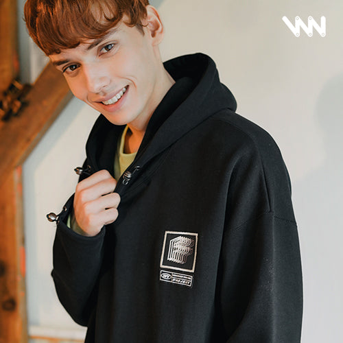 ダブルユーブイプロジェクト(WV PROJECT) Elastin Hoodie BLACK JJHD7322