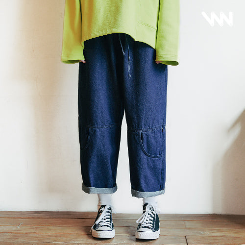 ダブルユーブイプロジェクト(WV PROJECT) AGAIN BANDING WIDE PANTS DEEPBLUE JJLP7321