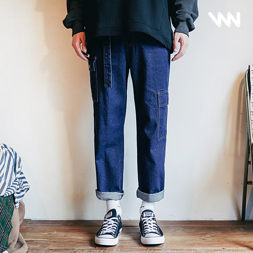 ダブルユーブイプロジェクト(WV PROJECT) FORWORK DENIM PANTS DARKBLUE MJLP7315