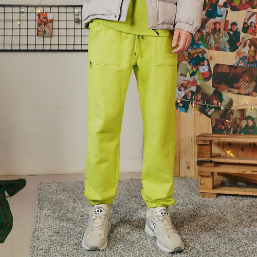 ダブルユーブイプロジェクト(WV PROJECT) Flash Jogger Pants Lime SYLP7331