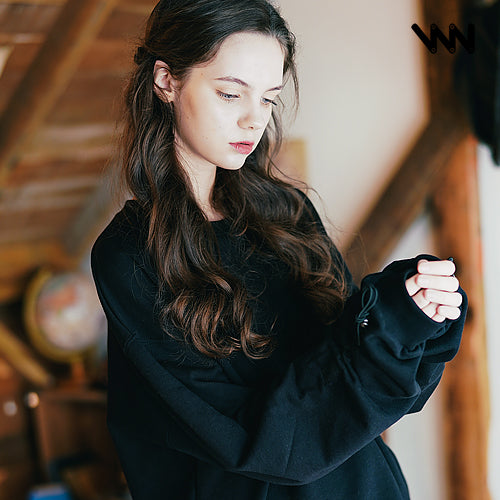 ダブルユーブイプロジェクト(WV PROJECT) Towner Longsleeve T-shirt Black CJLT7335