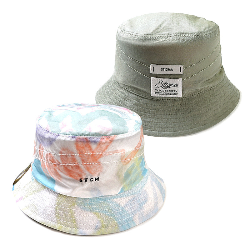 STIGMA(スティグマ) 22 PAINTING REVERSIBLE BUCKET HAT WHITE MULTI