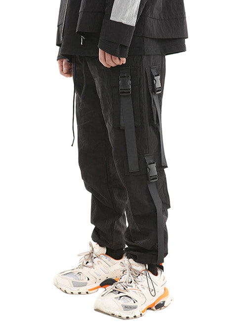 ランベルシオ(LANG VERSIO) 222 Nylon Metal String Jogger Pants VER.2
