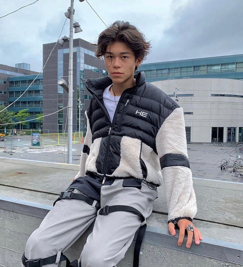 トレンディウビ(Trendywoobi) Beige Pocket strap pants