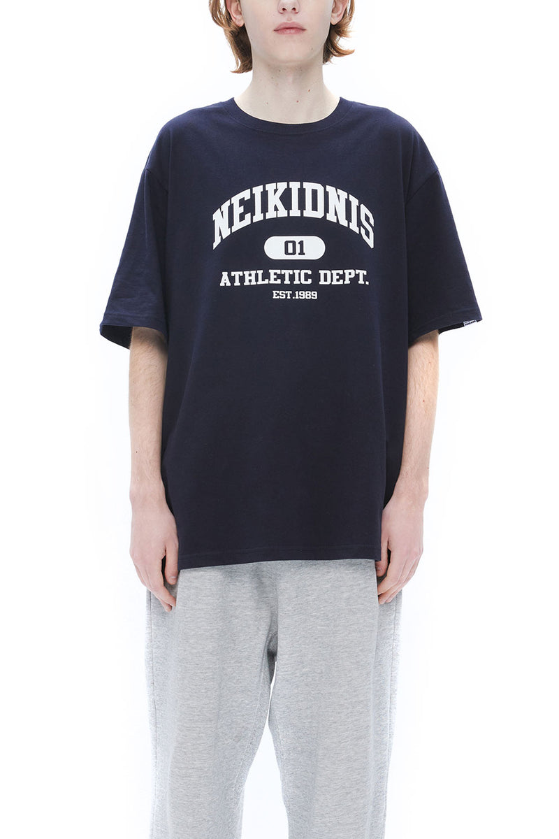 ネイキドニス(NEIKIDNIS) VARSITY TEE / NAVY