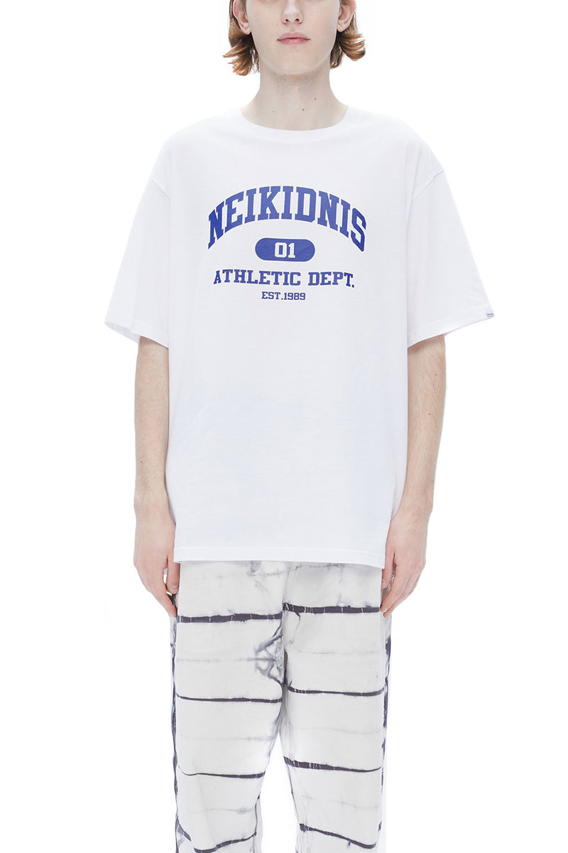 ネイキドニス(NEIKIDNIS) VARSITY TEE / WHITE