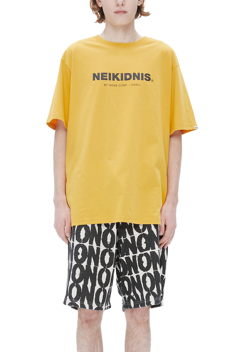 ネイキドニス(NEIKIDNIS) STANDARD TEE / YELLOW