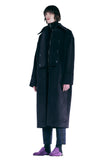 レイブレス(LABELESS)  BLACK LONG LAPEL COAT