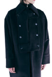 レイブレス(LABELESS)  BLACK LONG LAPEL COAT