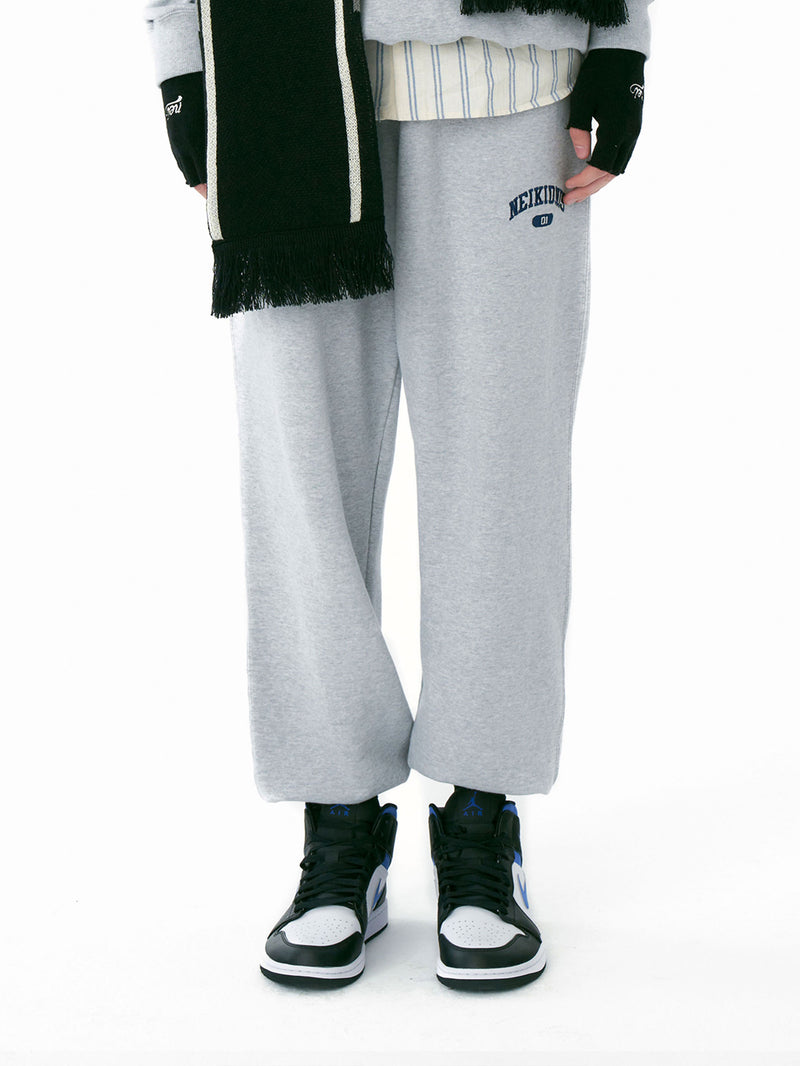 ネイキドニス(NEIKIDNIS) VARSITY SWEAT PANTS / LIGHT MELANGE