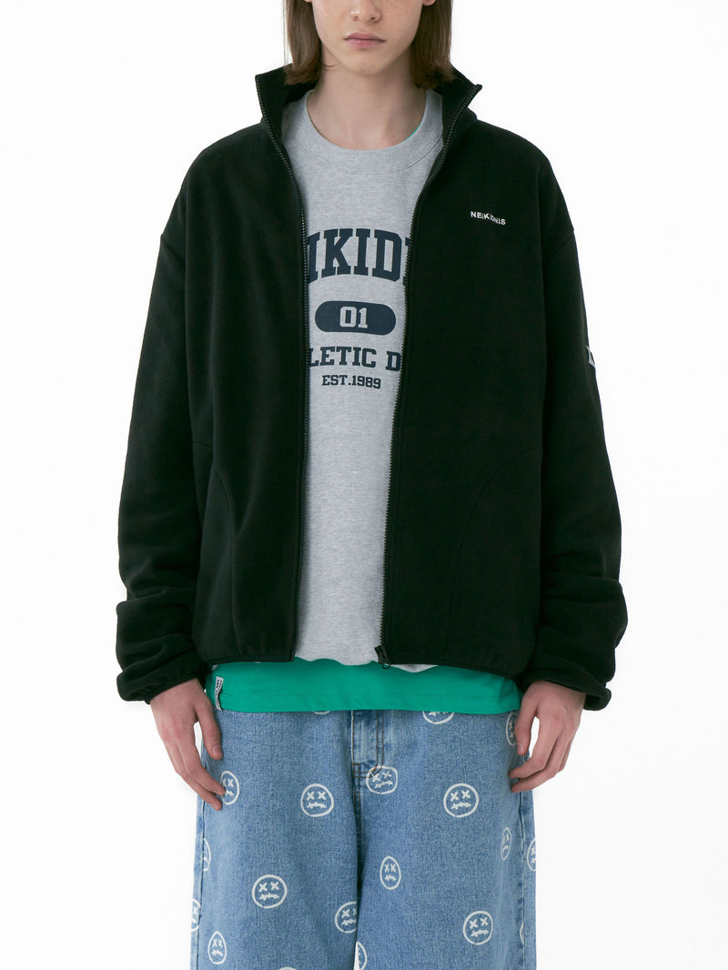 ネイキドニス(NEIKIDNIS) FLEECE WARM ZIP-UP JACKET / BLACK