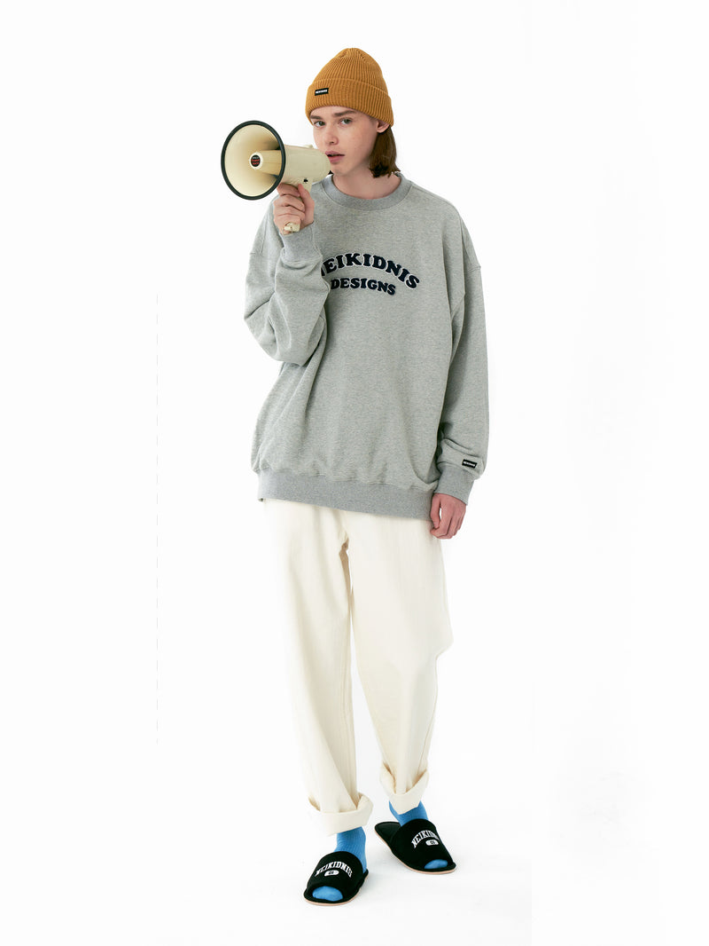 ネイキドニス(NEIKIDNIS) VARSITY TOWEL ROOM SHOES / BLACK