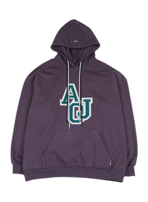 アジョバイアジョ(AJOBYAJO)  Boucle Embroidered Hoodie [Purple]