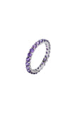 BLACKPURPLE (ブラックパープル) [blacklabel] mini clair crystal guard ring_purple