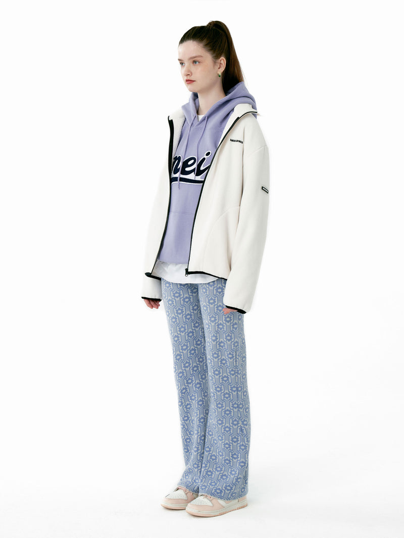 ネイキドニス(NEIKIDNIS) FLEECE WARM ZIP-UP JACKET / IVORY