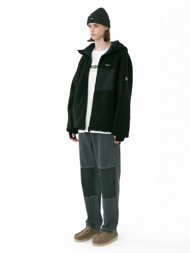 ネイキドニス(NEIKIDNIS) RREVERSIBLE POLAR FLEECE JACKET / BLACK