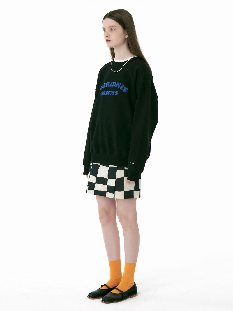 ネイキドニス(NEIKIDNIS) COOPER ARCH LOGO SWEAT SHIRTS / BLACK