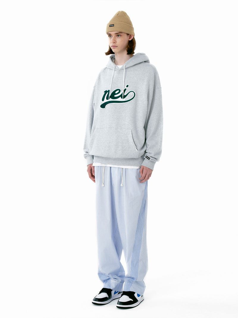 ネイキドニス(NEIKIDNIS) NEI LOGO HOODIE / LIGHT MELANGE
