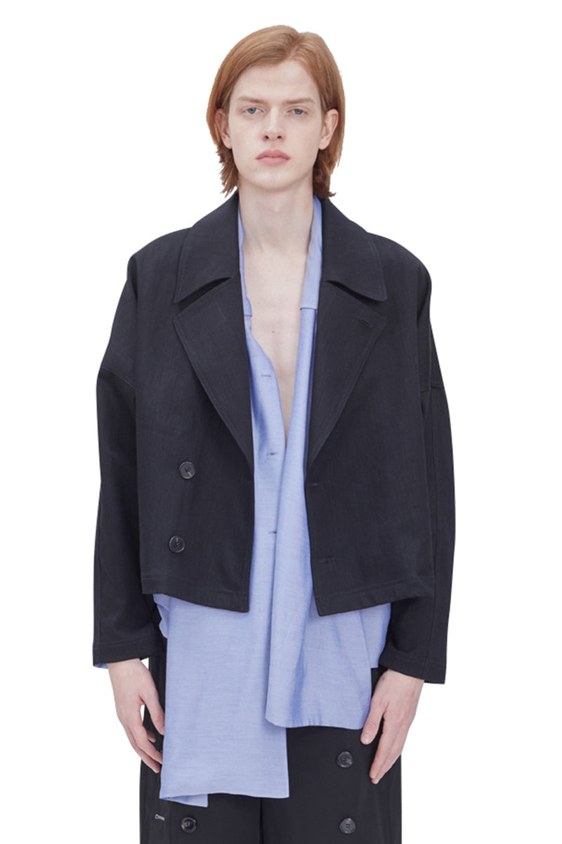 レイブレス(LABELESS) DENIM DOLMAN JACKET