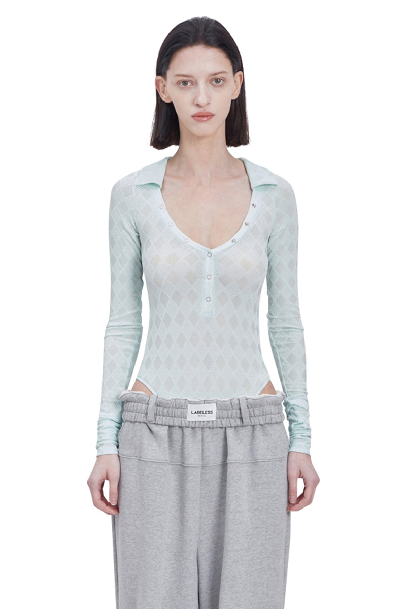 レイブレス(LABELESS) MINT DIAMOND SKIN BODYSUIT