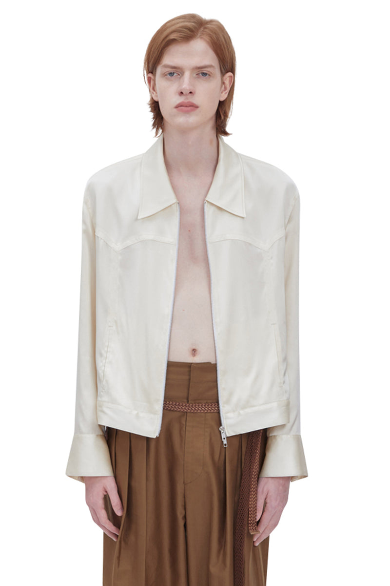 レイブレス(LABELESS) IVORY CLASSY WESTERN BLOUSON