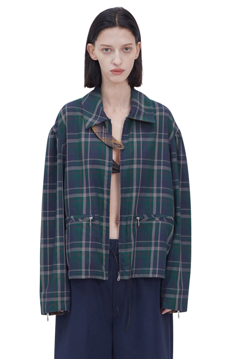 レイブレス(LABELESS) CHECK REVERSIBLE BLOUSON