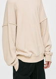 ディープリーク(DPRIQUE) OVERSIZED SWEATER - BEIGE