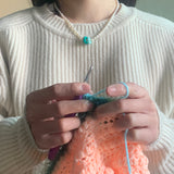 Nff(エヌエフエフ) 	 color layer pearl necklace