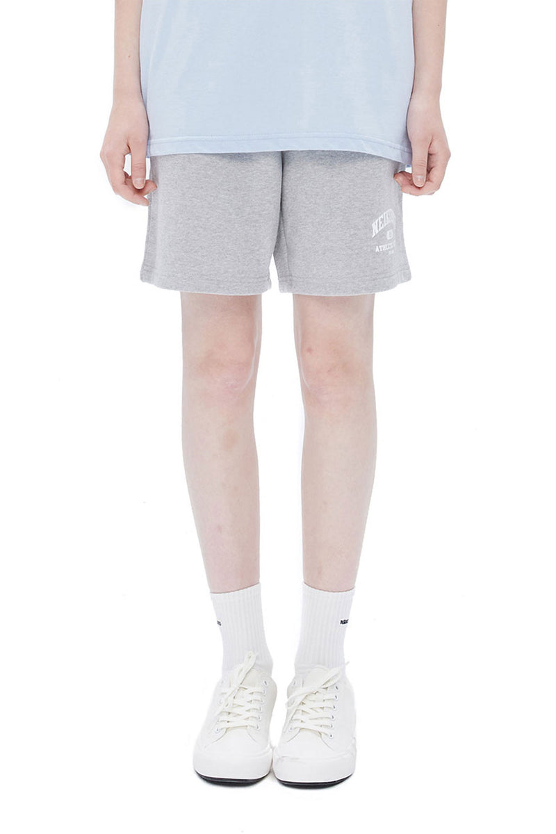ネイキドニス(NEIKIDNIS) BASIC LOGO SWEAT SHORTS / GRAY