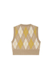 ReinSein（レインセイン）Yellow Argyle Knitwear Vest