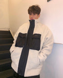 トレンディウビ(Trendywoobi) oversize fleece jacket Ivory