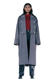 レイブレス(LABELESS) SILVER LONG LAPEL COAT