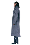 レイブレス(LABELESS) SILVER LONG LAPEL COAT