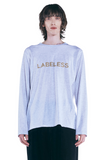 レイブレス(LABELESS) MELANGE REFLECTIVE LOGO T-SHIRT