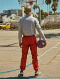 FM91.02 (エフエム91.02)　SUNSET JOGGER PANTS red