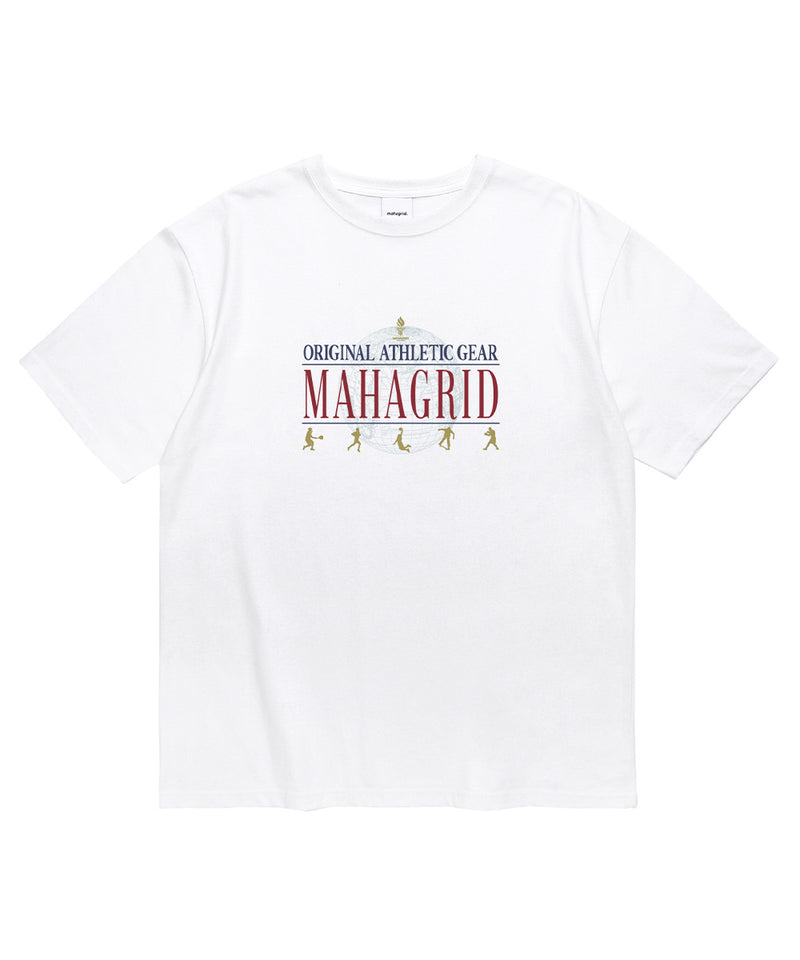 mahagrid (マハグリッド)  ATHLETIC GEAR TEE [WHITE]