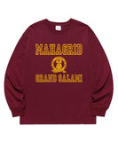 mahagrid (マハグリッド) JIMMY LS TEE [BURGUNDY]
