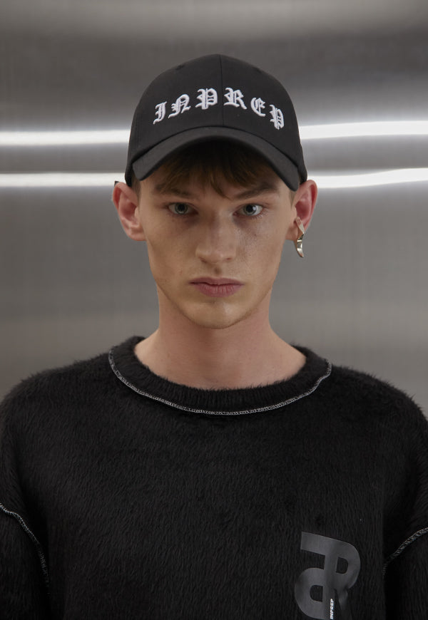 INPREP (インプレップ）IP1 LOGO CAP (BLACK/WHITE)